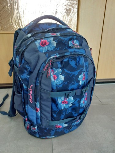 Satch Pack Waikiki Schulrucksack + Sportbeutel / Schulranzen / Büchertasche Blue