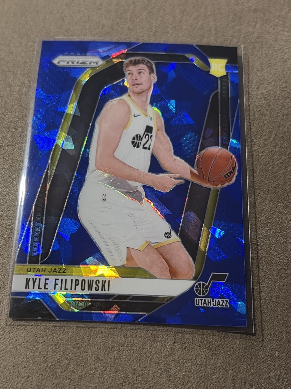 2024-25 Panini Prizm Kyle Filipowski #263 (RC) Rookie Blue Ice #/125 Jazz
