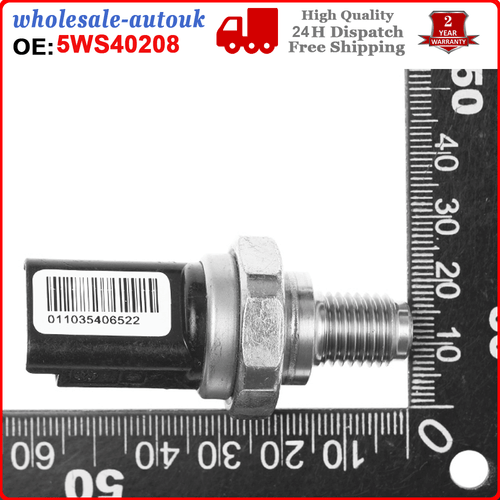 FUEL HIGH PRESSURE RAIL SENSOR for NISSAN QASHQAI NOTE 1.5 DCI DIESEL 5WS40208 - Picture 5 of 6