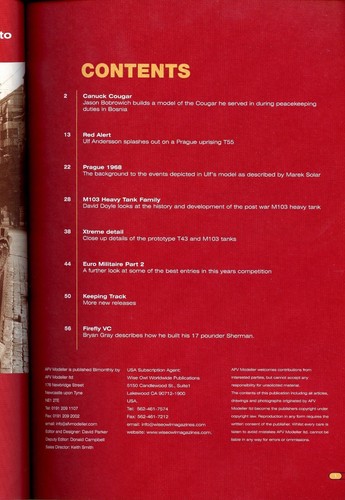 AFV Modeller Magazin # 20. Januar/Februar 2005 Alarmstufe Rot Prag 1968 - Bild 2 von 2
