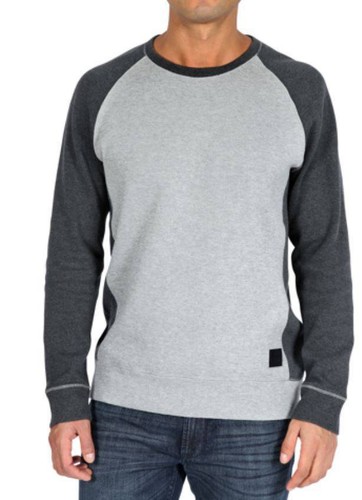 NEW MEN DKNY JEANS COLOR BLOCK CREW NECK SWEATER RAGLAN PULLOVER SWEATER VARIETY - Picture 3 of 5