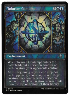 MTG Tolarian Contempt Showcase FOIL March of the Machine: The Aftermath (MAT) 58