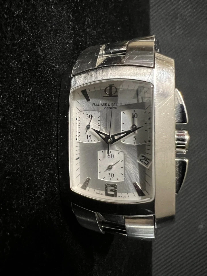 Baume Mercier Men's Hampton Chronograph Silver Dial Watch 65481 - Image 4 of 4