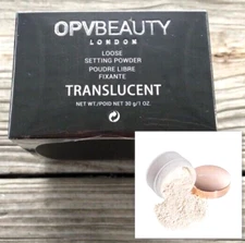 OPV Beauty London Loose Setting Powder TRANSLUCENT 1 Oz 30 g Full Size NIB