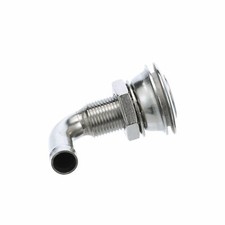 Seachoice 23061 Stainless Steel 90 Flush Mount Fuel Vent, Corrosion-Resistan...