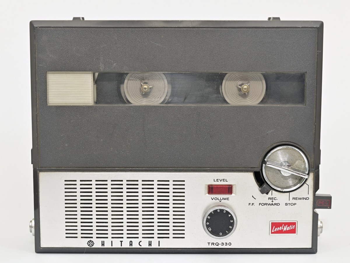 Vintage Hitachi TRQ-330 Level Matic Portable Reel To Reel Tape