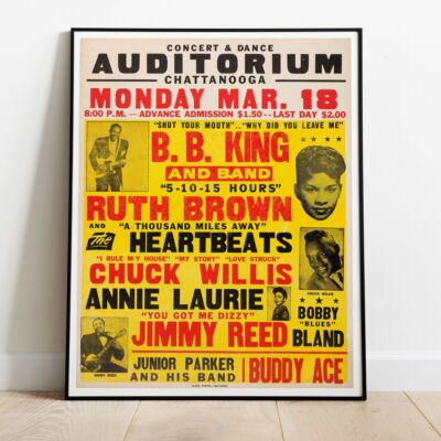 BB King Ruth Brown Tour / King Size Poster - 30''x24'' (#90)