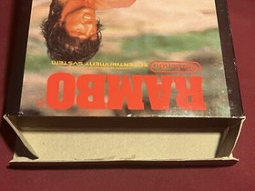 Rambo Nintendo NES 1988 Circle Seal Complete In Box CIB Excellent Condition