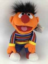 Hasbro Playskool 2013 Sesame Street Ernie Plush Toy Doll 13" with tag vintage