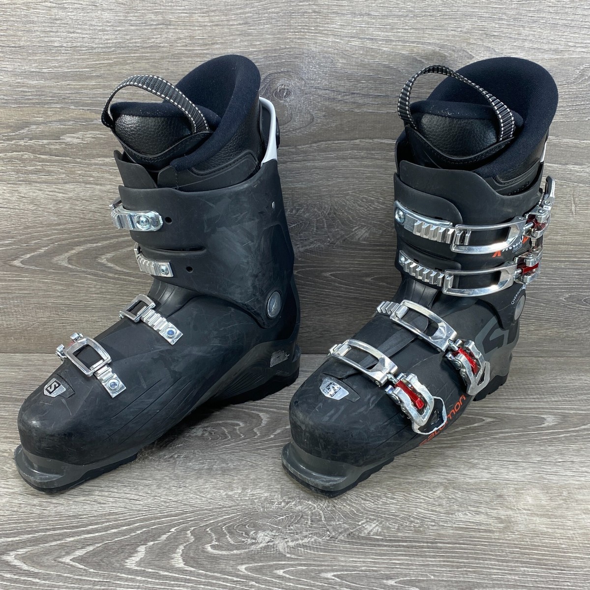 Salomon X Access R60 Energyzer Black Red Ski Boots Sz 27 Salomon X Access R60 Energyzer Black Red Ski Boots Sz 27