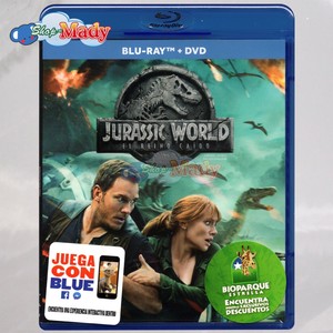 Jurassic World El Reino Caido Blu-ray + Dvd en ESPAÑOL </span> (7506005981274)