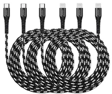 3 Pack USB C to iPhone Cable Fast Charger Cord for iPhone 14 PRO MAX 13 12 11 XR