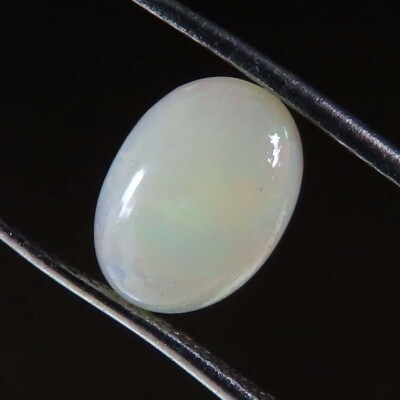 01.00Cts.100% Natural Super Ethiopian Fire Opal Cabochon Loose Gemstone KSM80-89