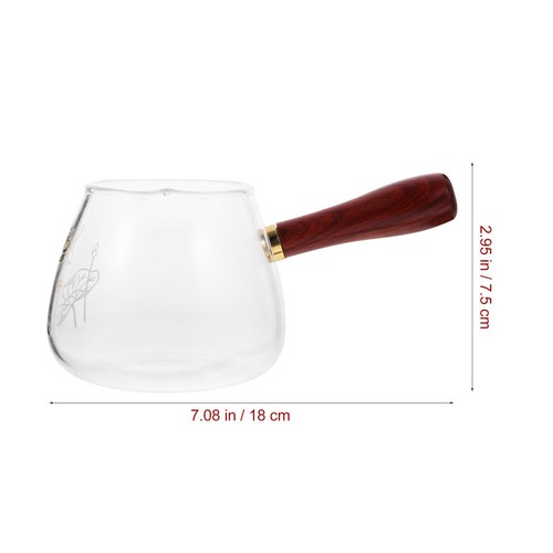 Glas Tee Tassen vendre Mit Griffe Glas Creamer Krug Küche Suppe Topf