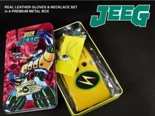 JEEG Robot d'Acciaio Metal Box Guanti Hiroshi & Collana Gloves & Collana Testa