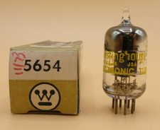 5654 VACUUM TUBE NOS TESTED B22 