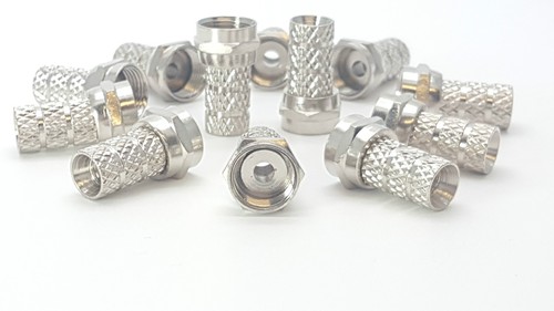 1 x Twin F Plug Connector Twist On Connection End for Sky + HD Q Coax Cable - Picture 12 of 12