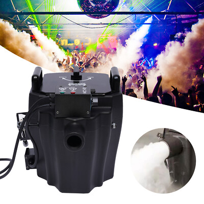3500W Trockeneismaschine Club Wedding Stage Fog Smoke Effect Machine Schwarz