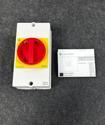 Kraus & Naimer Switch Disconnector KG20 T203/GBA294*KL 3 Pole 25A
