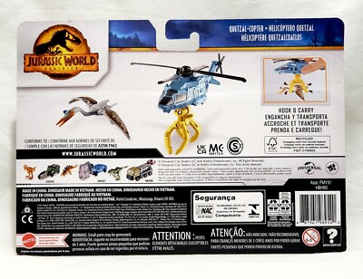 2022 MATCHBOX JURASSIC WORLD - QUETZAL-COPTER - 1:64