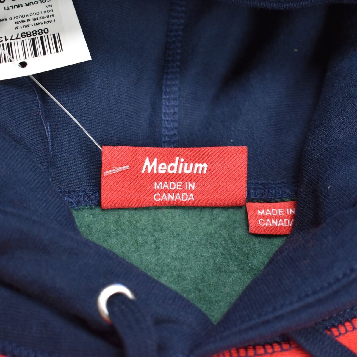 NWT Supreme Color Block Box Logo Hoodie Cotton Sweatshirt NWT Supreme Color Block Box Logo Hoodie Cotton Sweatshirt
