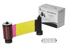 SMART 30/50 YMCKO 650634 COLOUR PRINTER RIBBON WITH CLEANING ROLLER - FREE P&P!