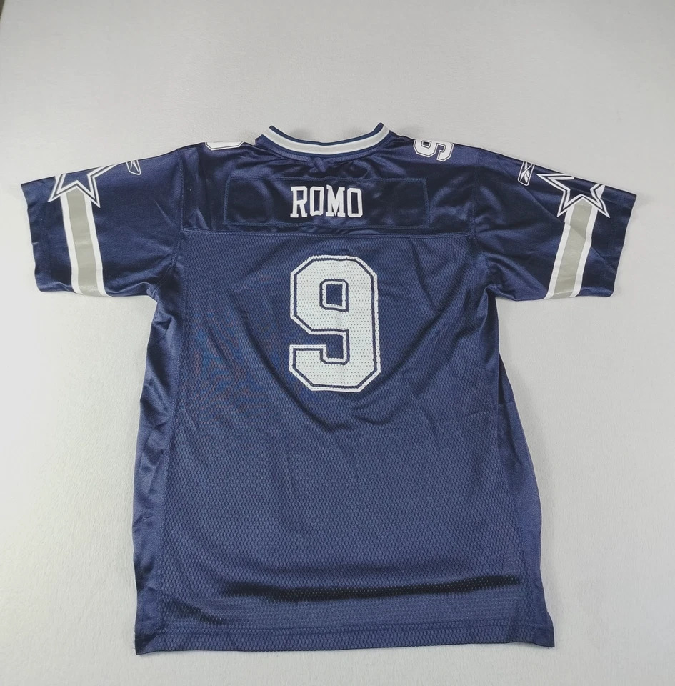 Camiseta deportiva retro Reebok para hombre NFL Dallas Cowboys #9 Tony Romo azul talla XL Foto 2 de 4