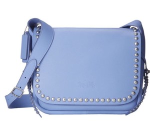 blue coach crossbody purse