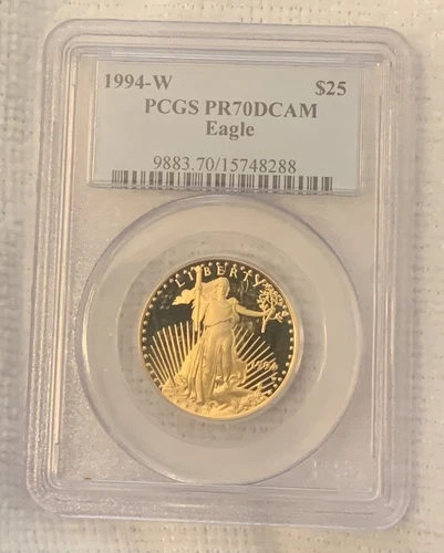 1994 $25 W 1/2 oz Proof Gold American Eagle PR-70 PCGS Proof Pr70 Half Ounce