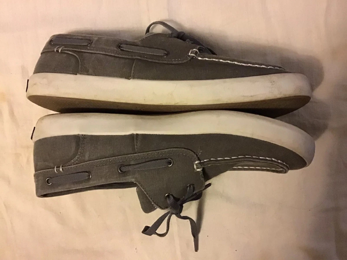 Sperry men's deals canvas boat shoes