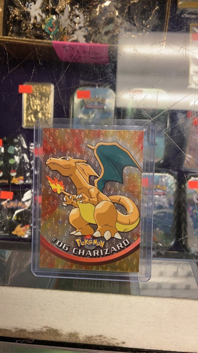 1996 Topps Pokemon TV Charizard #6 Holo GEM NEAR MINT | eBay
