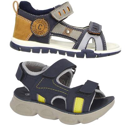 Jungen offene Zehenpartie Sommer Sport einfach zu befestigen Hausschuhe Wanderpantoletten Sandalen