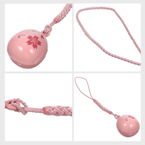 2 Pcs Kirschblüten-Glocken-Ornament Telefonanhänger Taschenanhänger - Zdjęcie 7 z 12
