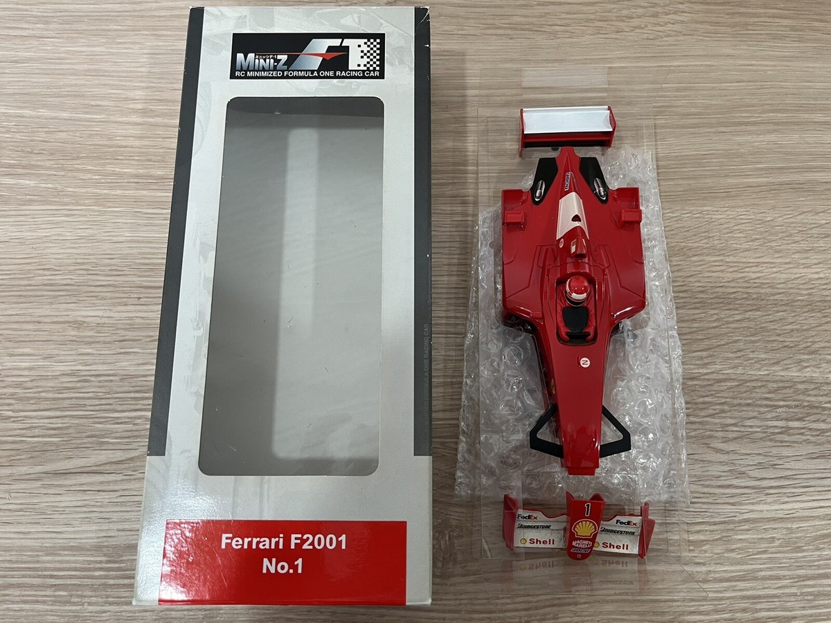 OLD Super Very Rare Kyosho MINI-Z Racer F1 BODYSET FERRARI #1 F/S
