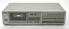 Vintage Sony Model TC-FX25 Silver Stereo Cassette Deck Tape Recorder No Rewind