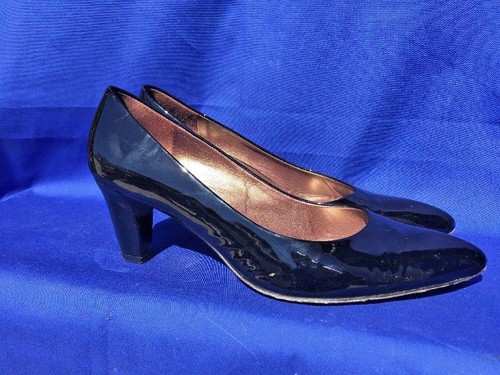 SALE @ PETER KAISER Black Patent Leather Konia High Heels Womens Shoes Sz  8.5 | eBay