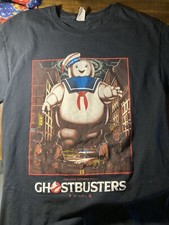 Ghostbusters T Shirt M Stay Puft Marshmallow Man Vintage Columbia Pictures
