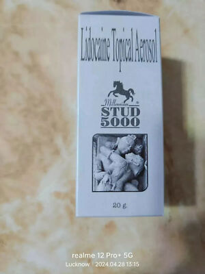 5 pcs STUD 5000 FOR EXTRA TIME POWER ONLY FOR MEN F SHIP