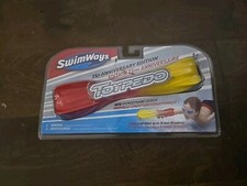 SwimWays Toypedo 25th Anniversary 10" Pool Toy Hydrodynamic Red/Yellow Brand New