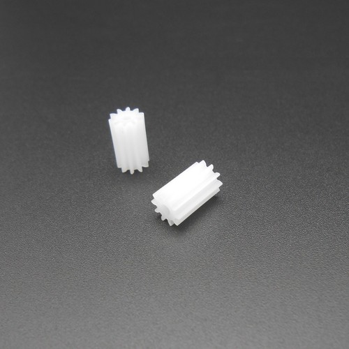 50Pcs 0.5Mod Plastic Spur Gear 10T 10 Teeth Bore Hole 2MM 1.95MM Length 10MM 102 - Afbeelding 7 van 13