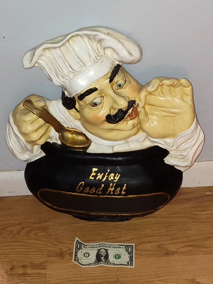 Hanging High Chef Restaurant Hanging Wood Plaque Sign - Imagem 2 de 4