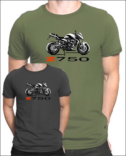 KAWASAKI Z 750 T-SHIRT MAGLIETTA MOTO-Fruit of the Loom | eBay