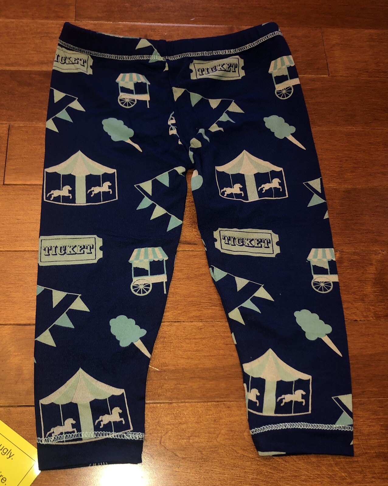 Kickee Pants Bamboo Toddler Boy Flag Blue Carnival Pajamas 1218 Months New eBay