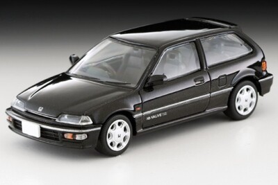 1:64 TOMICA TOMYTEC 1989 HONDA CIVIC 25XT EF9 BLACK LV-N207a DIECAST CARS