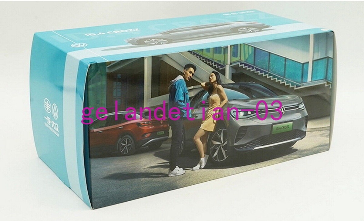 1/18 Scale Volkswagen ID.4 CROZZ SUV Gery Diecast Car Model Toy