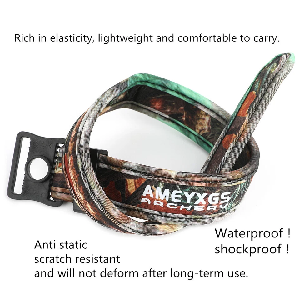 Eslinga de muñeca con arco compuesto de tiro con arco correa ajustable cuerda trenzada tiro caza Foto 2 de 4