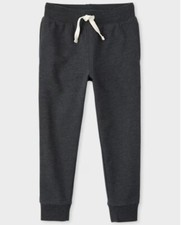 The Children  s Place Kids Fleece Jogger Pants Color OBSIDIAN Size Medium