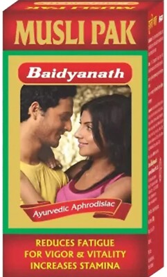 4x Baidyanath Jhansi Musali Pak 100g sexual stimulator restoring general health