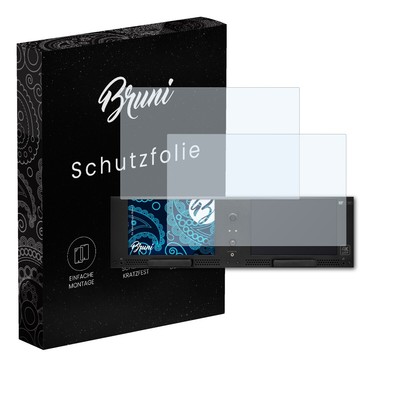 Bruni 2x Folie für Atomos Shogun Studio 2 Schutzfolie Displayschutzfolie