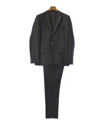 Luigi Bianchi Mantova Suits (Others) GrayxWhite(Stripe Luigi Bianchi Mantova Suits (Others) GrayxWhite(Stripe